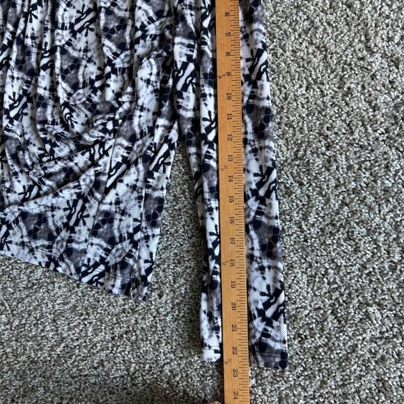 Clara Sunwoo Womens M Tie-Dye Long Sleeve Tunic Top Drape Design - Picture 7 of 8